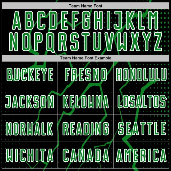 Sports Grass Green-White Sublimation Black Lightning Custom Uniform Soccer Jersey Sports Grass Green-White Sublimation Black Lightning Custom Uniform Soccer Jersey