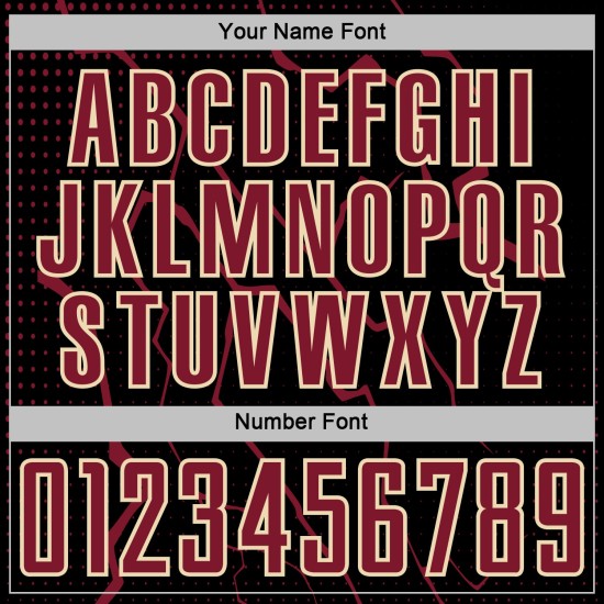 Lightning Black Soccer Uniform Jersey Sublimation Custom Sports Crimson-Cream