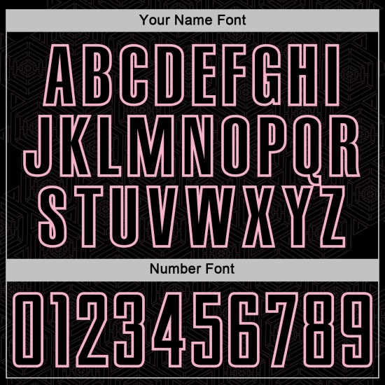 Soccer Sports Light Jersey Sublimation Custom Shape Geometric Pink Black Uniform