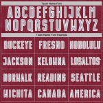 Sublimation Jersey Sports Geometric Crimson Gray-White Soccer Uniform Shape Custom