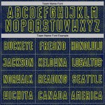 Uniform Shape Neon Geometric Sublimation Custom Sports Soccer Yellow Jersey Navy