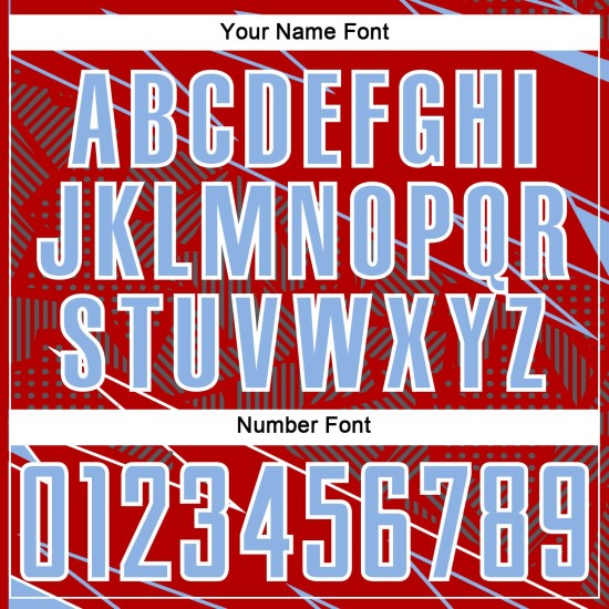 Uniform Custom Blue-White Jersey Red Light Soccer Sports Sublimation Lines Uniform Custom Blue-White Jersey Red Light Soccer Sports Sublimation Lines