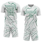 Custom Lightning Green Sublimation Uniform Jersey Kelly Soccer Sports White Custom Lightning Green Sublimation Uniform Jersey Kelly Soccer Sports White