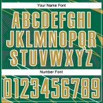 Soccer Sublimation Gold-White Lines Uniform Sports Green Custom Kelly Jersey Old Soccer Sublimation Gold-White Lines Uniform Sports Green Custom Kelly Jersey Old